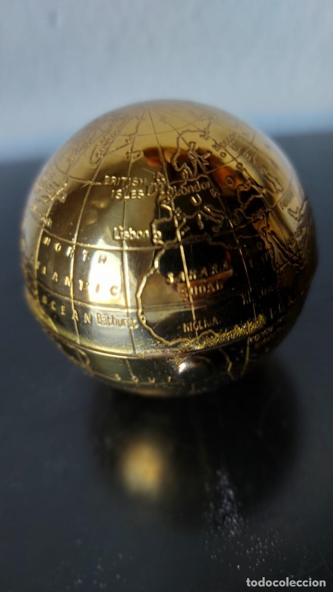 Antig&uuml;edades: ANTIGUA POLVERA GLOBO TERRAQUEO - Foto 1