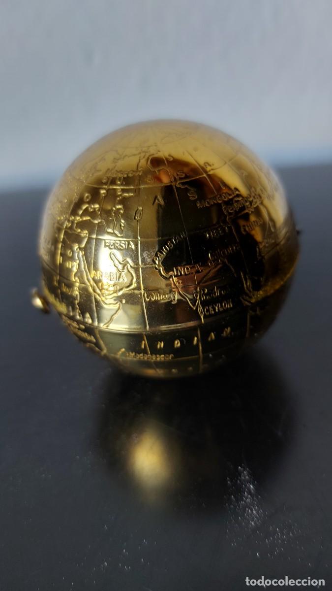Antig&uuml;edades: ANTIGUA POLVERA GLOBO TERRAQUEO - Foto 3