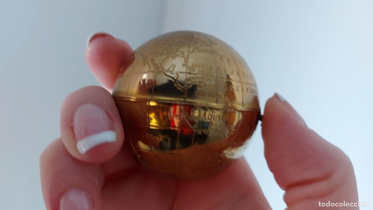 Antig&uuml;edades: ANTIGUA POLVERA GLOBO TERRAQUEO - Foto 6