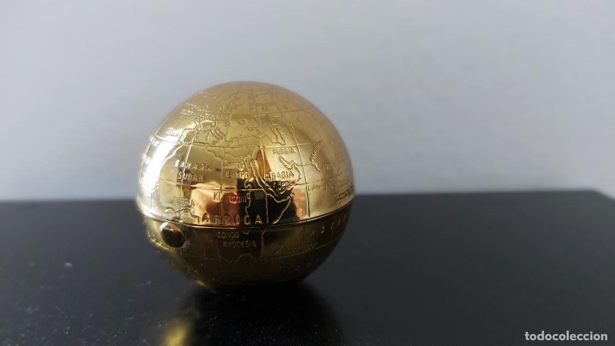 Antig&uuml;edades: ANTIGUA POLVERA GLOBO TERRAQUEO - Foto 8