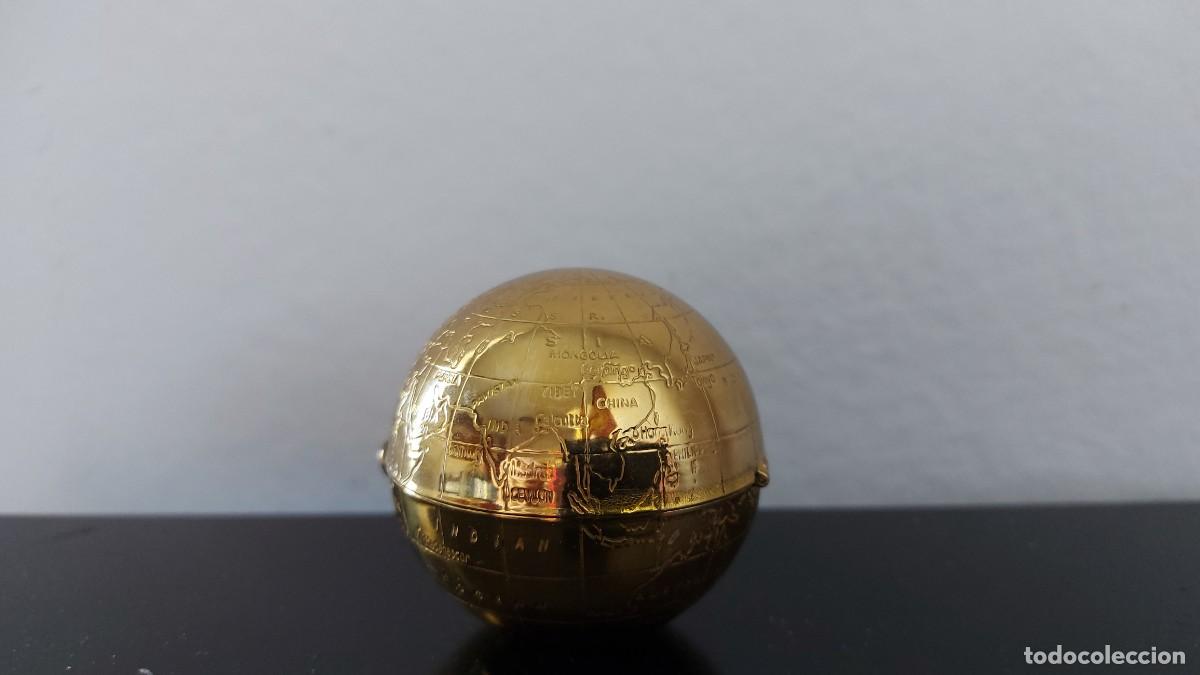 Antig&uuml;edades: ANTIGUA POLVERA GLOBO TERRAQUEO - Foto 12