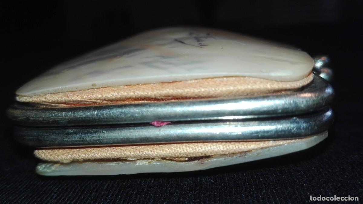 Antig&uuml;edades: MONEDERO CON CACHAS DE NACAR - Foto 13