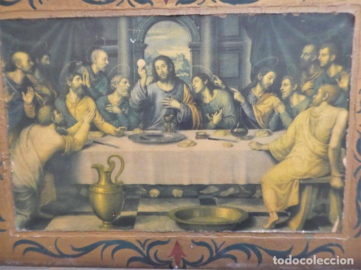 Antig&uuml;edades: Bonito marco decorado a mano - Foto 2