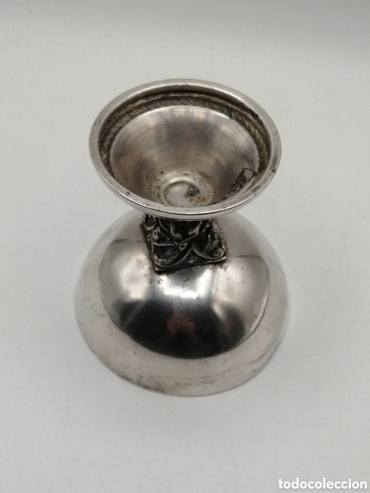 Antig&uuml;edades: Copa metal plateado - Foto 5