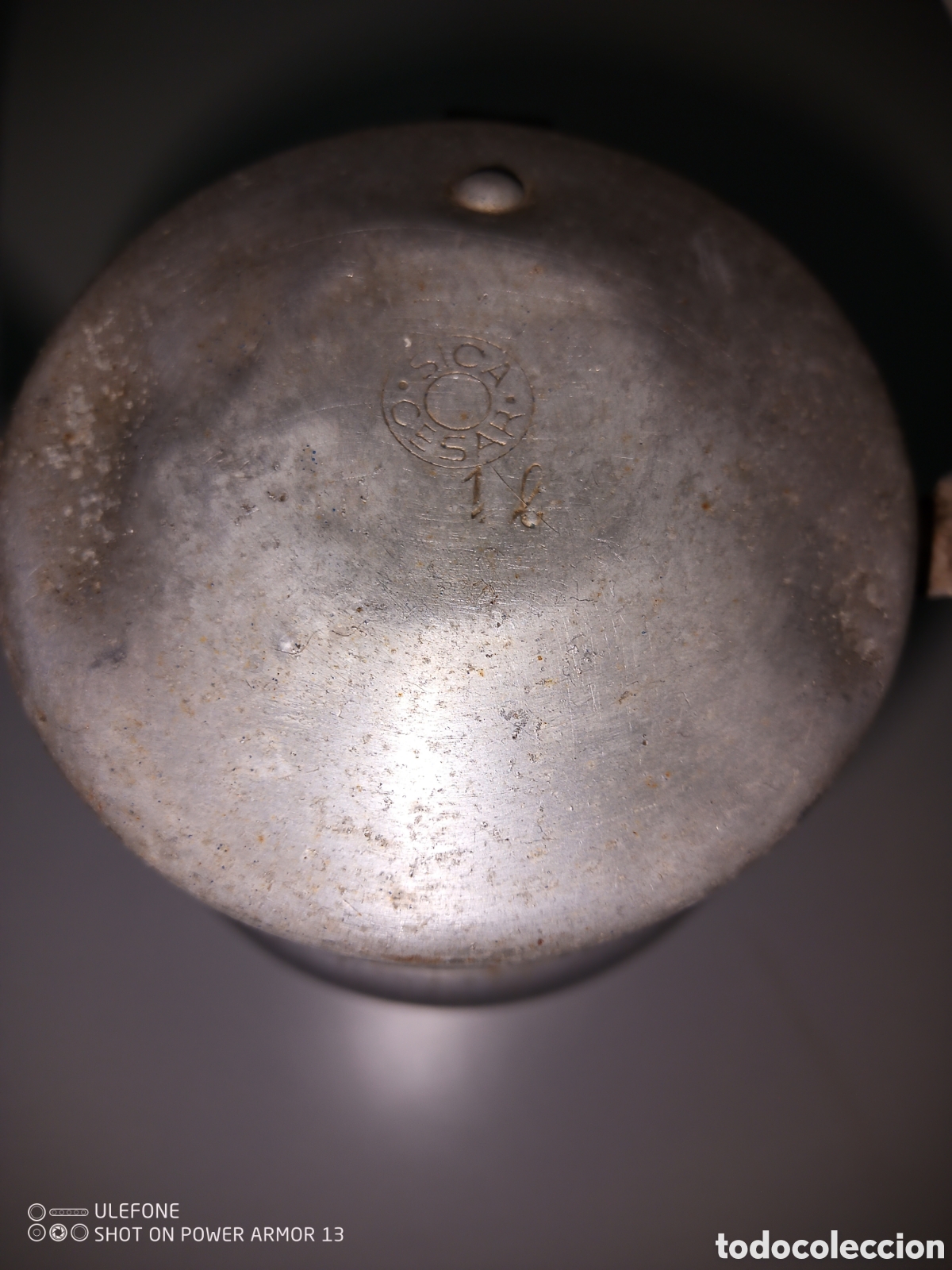 Antig&uuml;edades: Lechera antigua aluminio - Foto 4