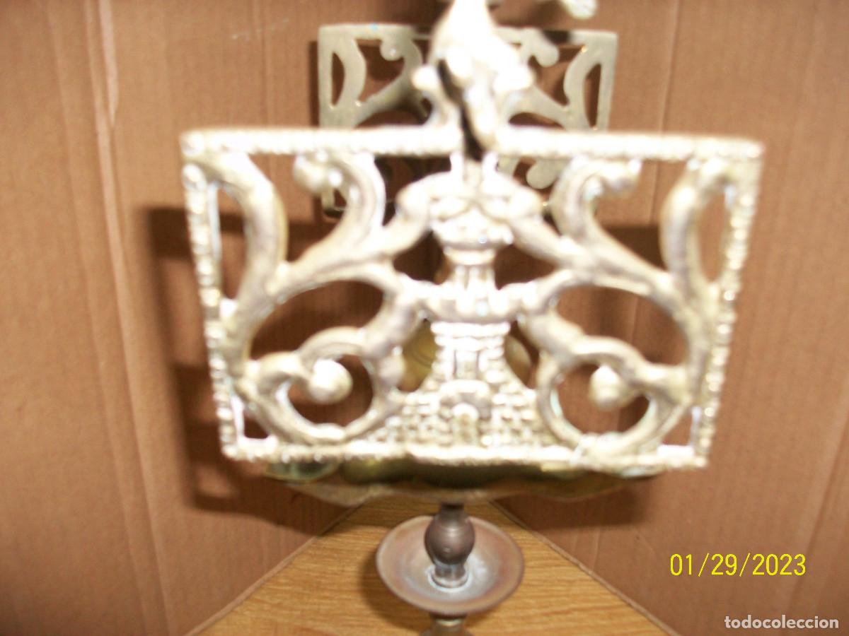 Antig&uuml;edades: ANTIGUO VELON DE BRONCE - Foto 3