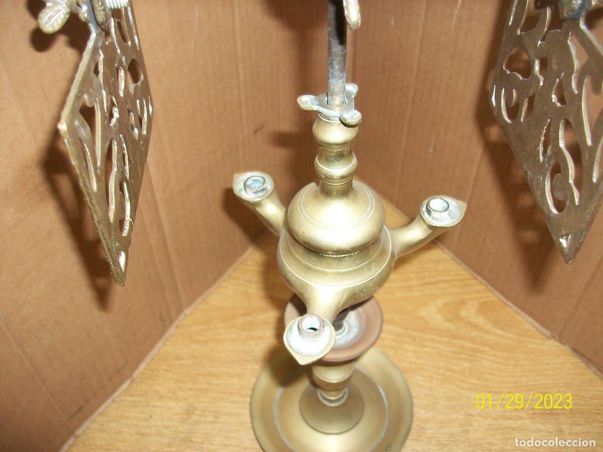 Antig&uuml;edades: ANTIGUO VELON DE BRONCE - Foto 4