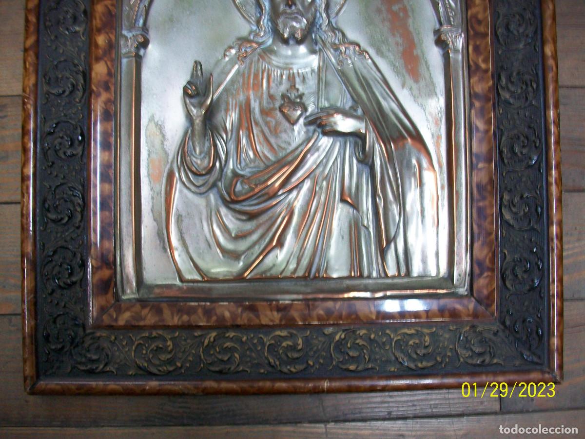 Antig&uuml;edades: ANTIGUO CUADSRO DE CRISTO - Foto 3