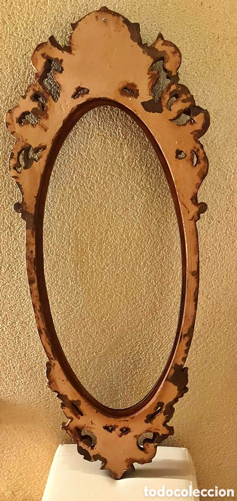 Antig&uuml;edades: Marco de madera con resina. - Foto 2