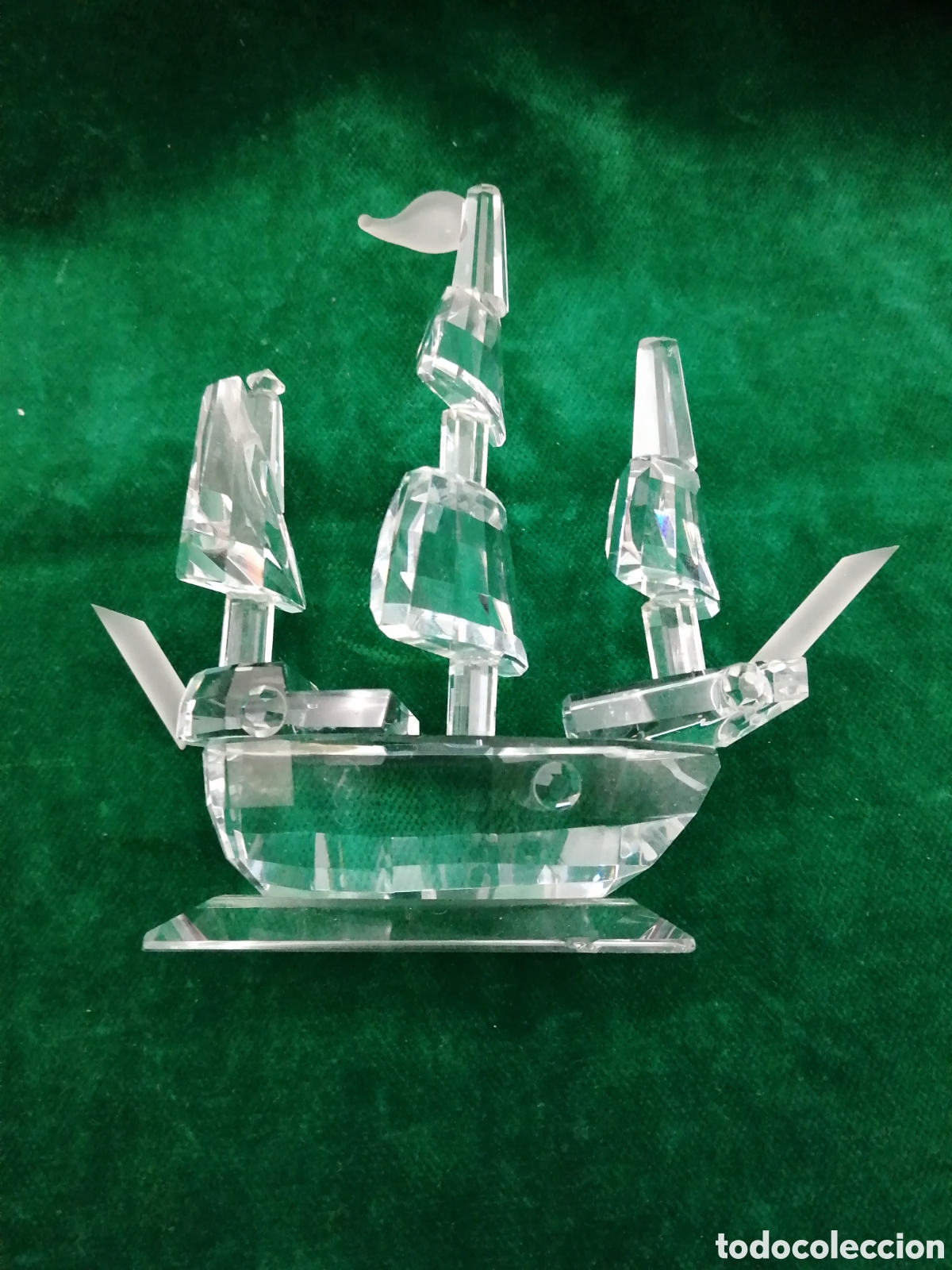 Antig&uuml;edades: Cristal de Swarovski. Barco - Foto 3