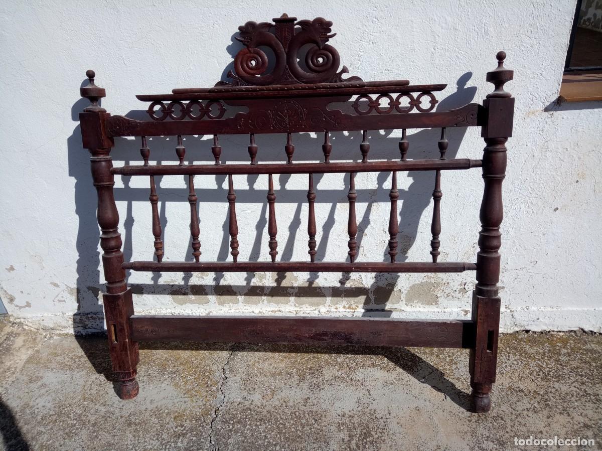 Antig&uuml;edades: Antiguo cabecero principios del XIX - Foto 1