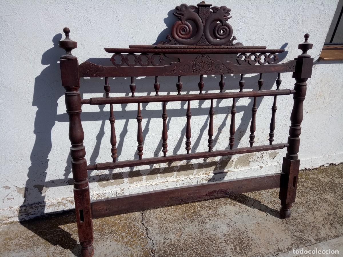 Antig&uuml;edades: Antiguo cabecero principios del XIX - Foto 2