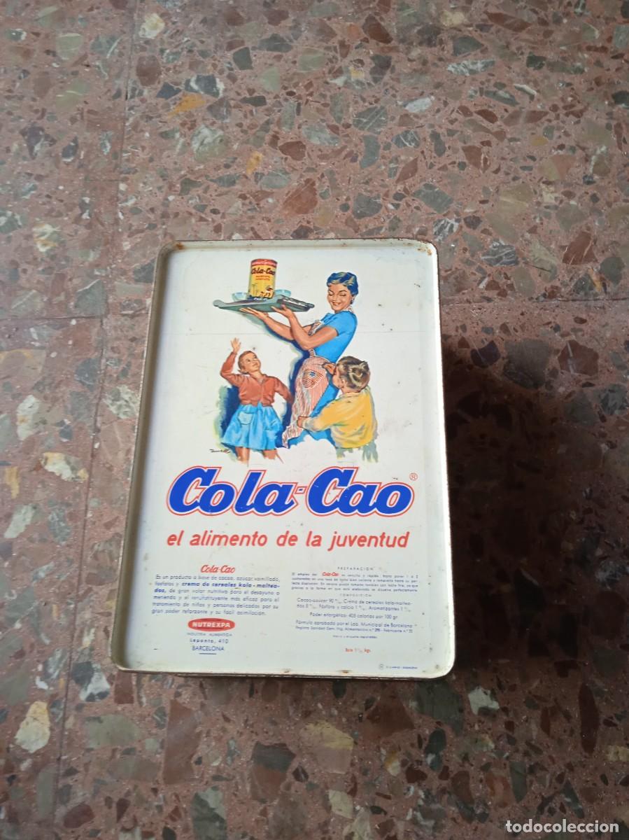 Antig&uuml;edades: lata Cola cao antiguo - Foto 2