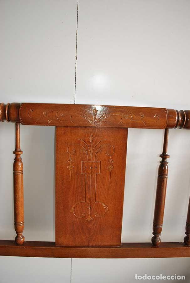 Antig&uuml;edades: CABECERO ANTIGUO DE MADERA - Foto 2