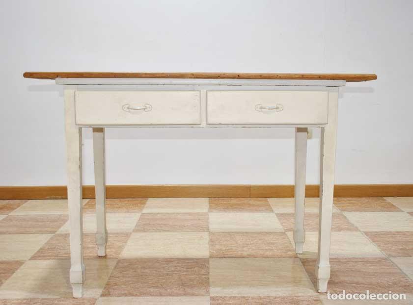 Antig&uuml;edades: MESA ANTIGUA DE COCINA MADERA - Foto 2