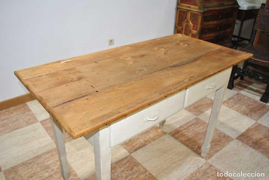 Antig&uuml;edades: MESA ANTIGUA DE COCINA MADERA - Foto 4