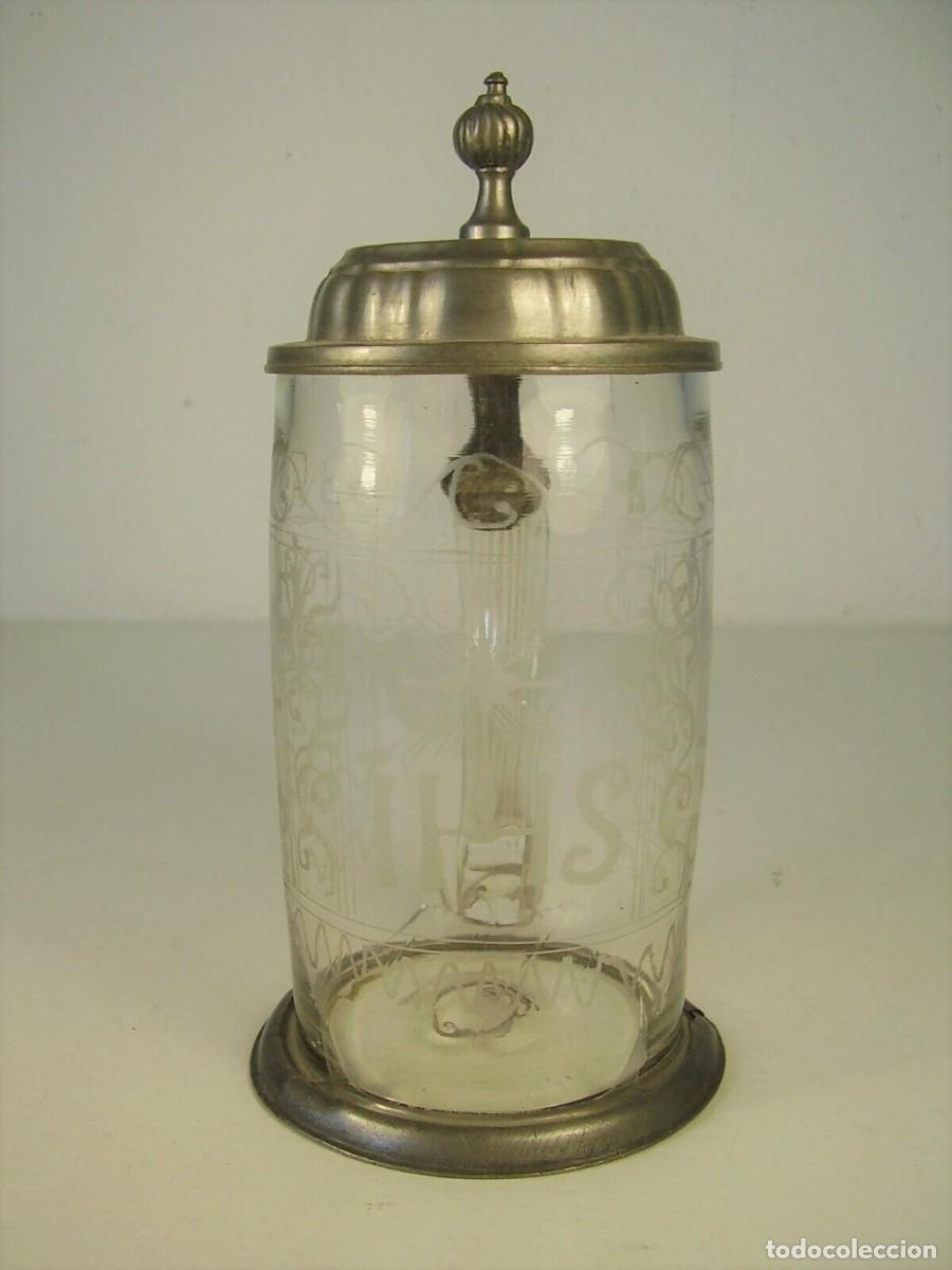 Antig&uuml;edades: Jarra de cerveza, 1788.