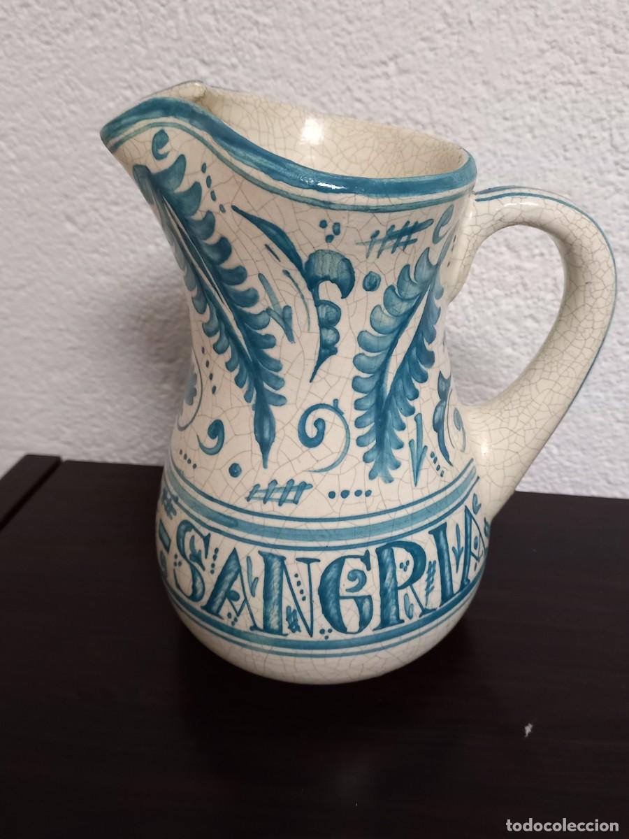 Antig&uuml;edades: JARRA DE SANGRIA DE BENLLOCH, MANISES - Foto 1