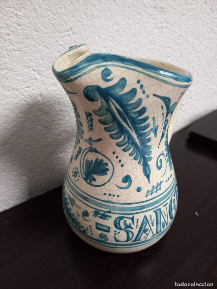 Antig&uuml;edades: JARRA DE SANGRIA DE BENLLOCH, MANISES - Foto 3