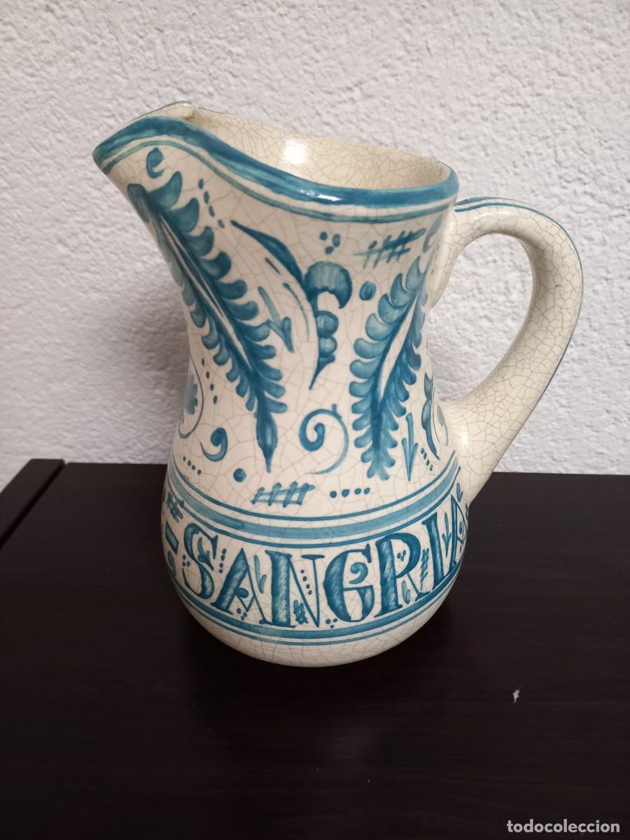 Antig&uuml;edades: JARRA DE SANGRIA DE BENLLOCH, MANISES - Foto 4