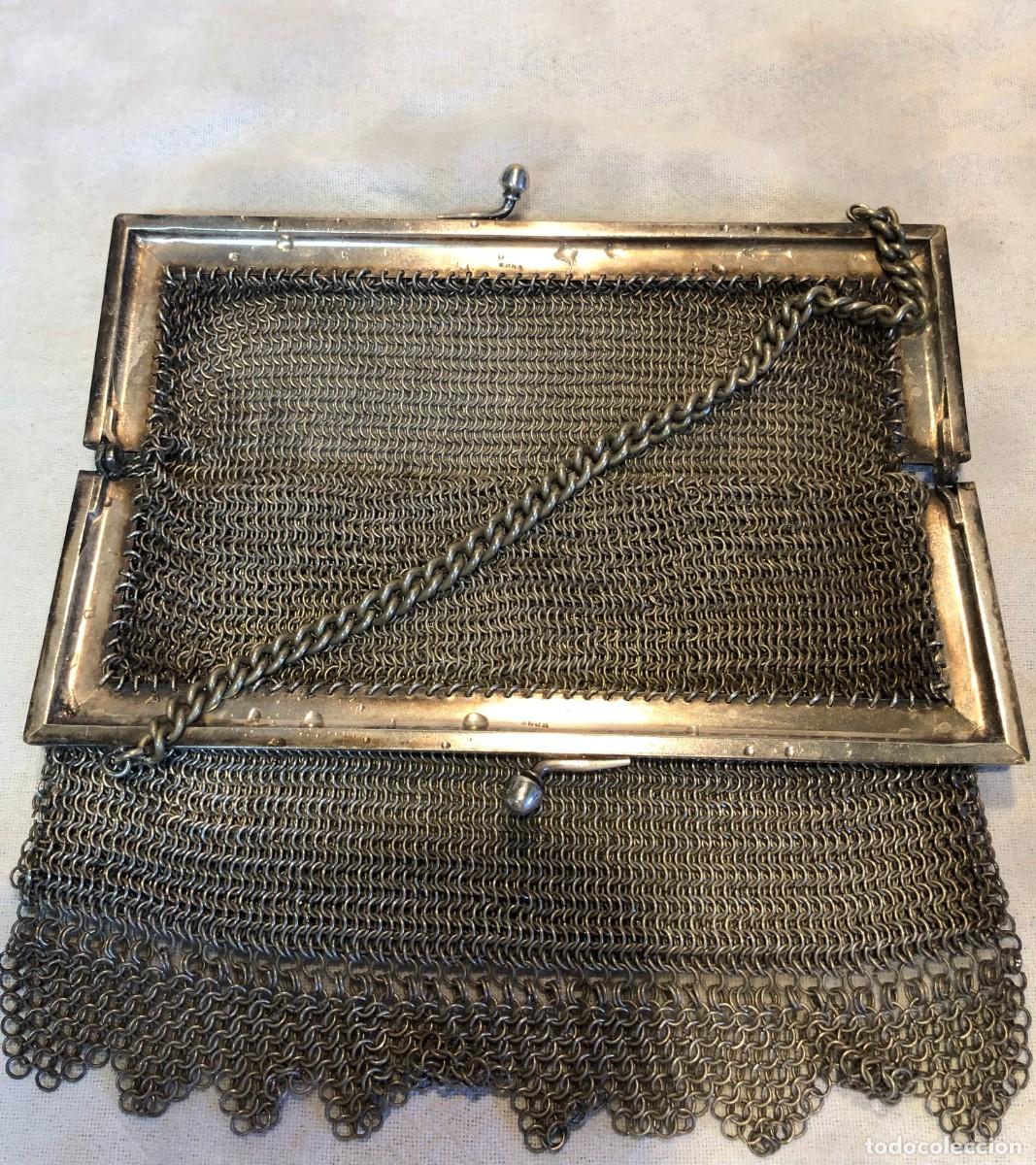 Antig&uuml;edades: BOLSO PLATA DE &Eacute;POCA - Foto 3