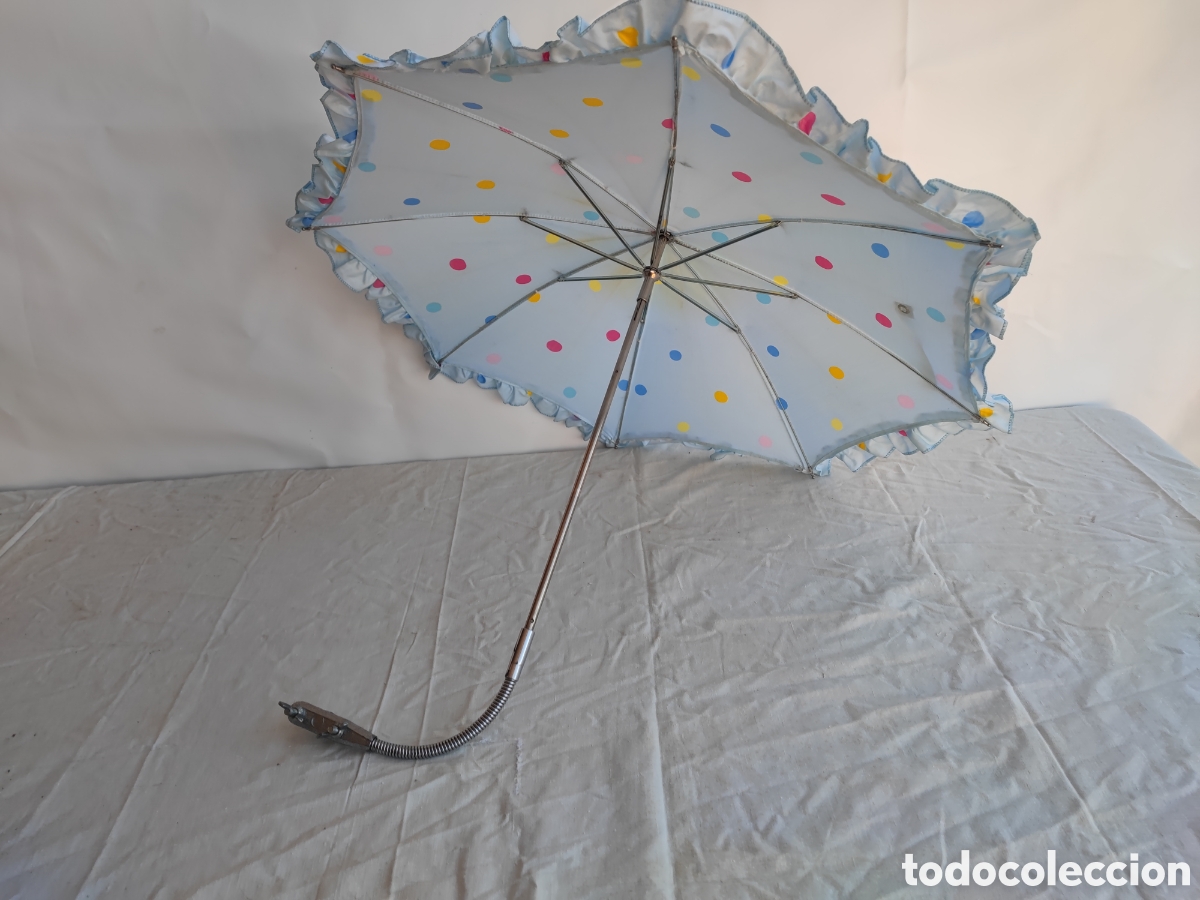 Típico Piscina Asado antigua sombrilla o paraguas de carro de bebé - Compra venta en  todocoleccion