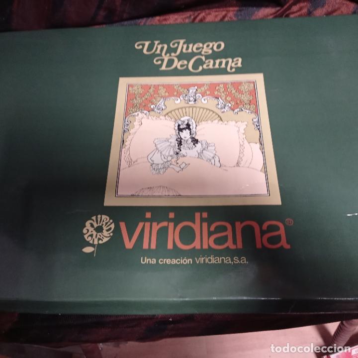 Antig&uuml;edades: ANTIGUO JUEGO DE CAMA SIN ESTRENAR - Foto 4