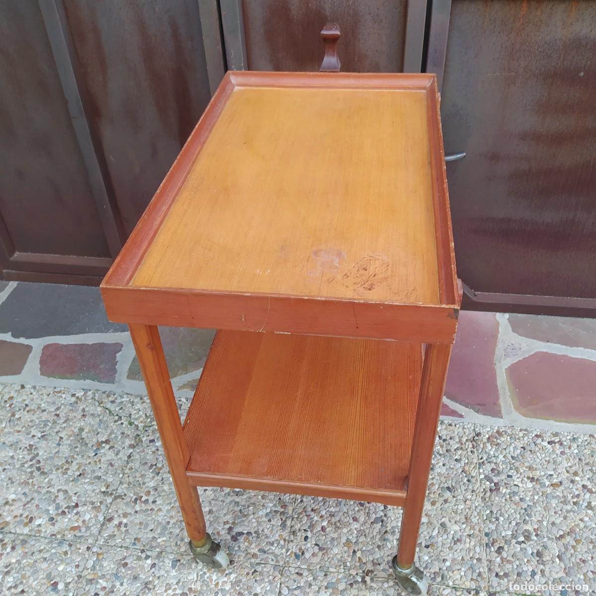 Antig&uuml;edades: Carrito auxiliar antiguo - Foto 2