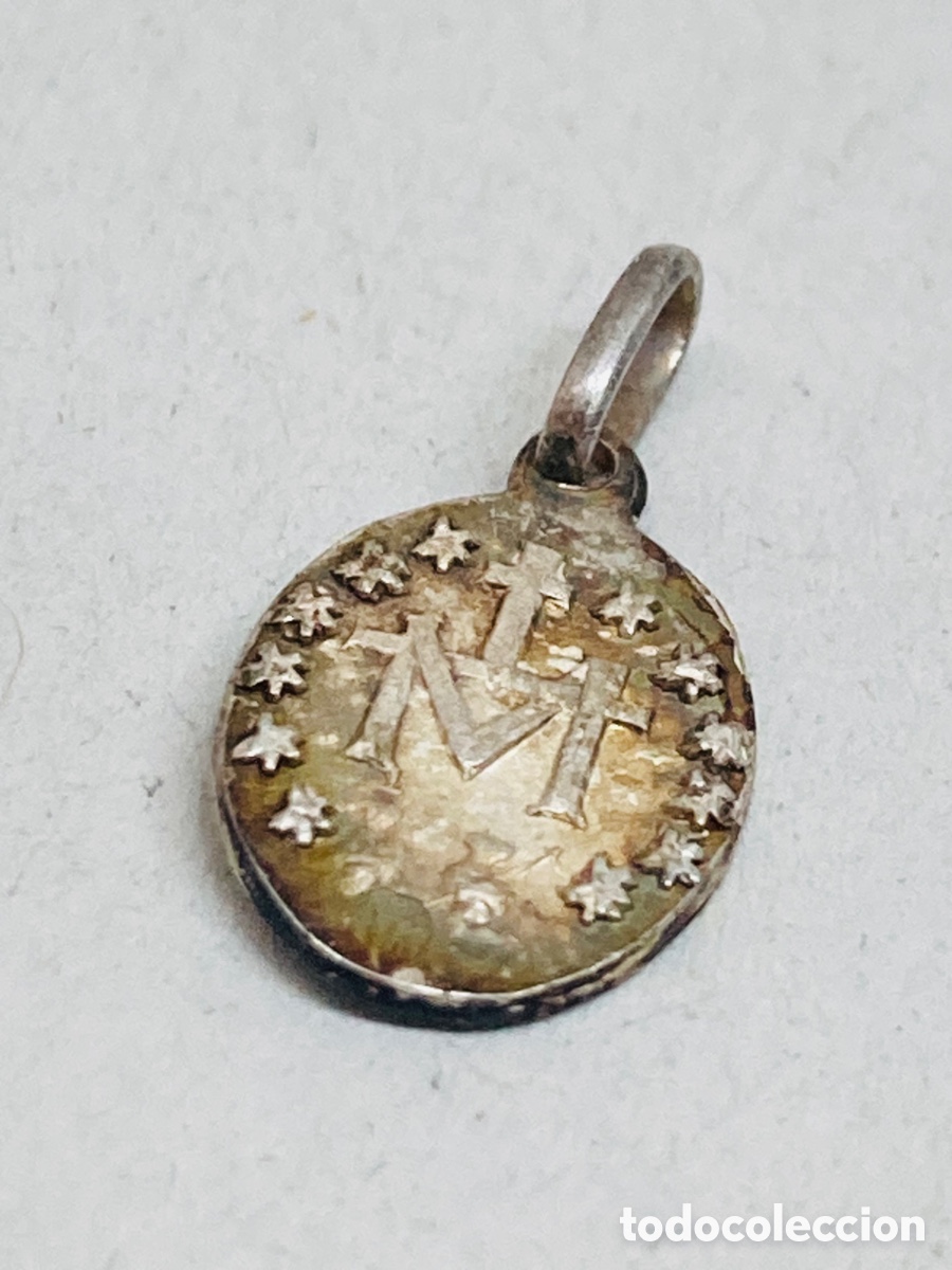 Antig&uuml;edades: Medalla de plata religiosa - Foto 2