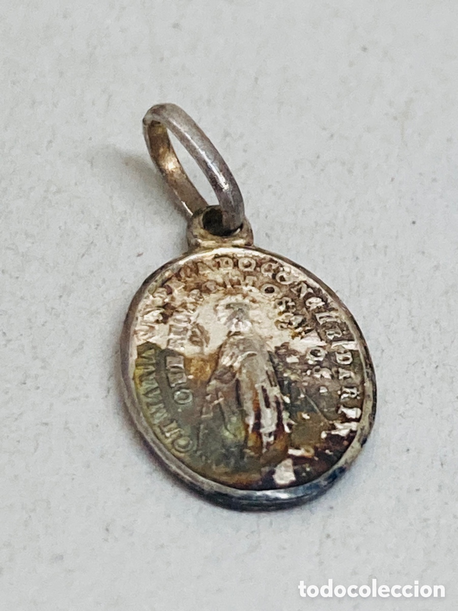 Antig&uuml;edades: Medalla de plata religiosa - Foto 1