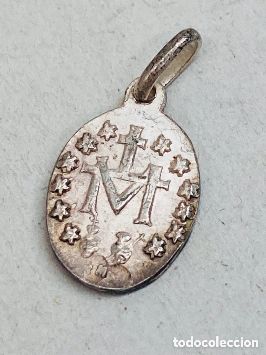 Antig&uuml;edades: Medalla de plata religiosa - Foto 2