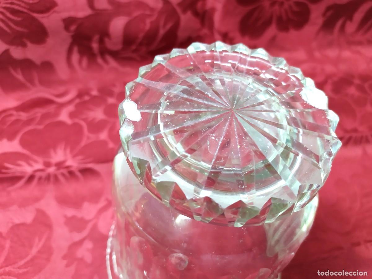 Antig&uuml;edades: Jarr&oacute;n de Cristal Tallado a la Rueda - Foto 5