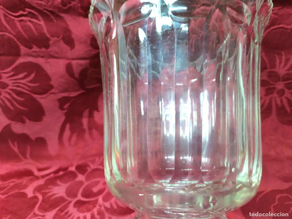 Antig&uuml;edades: Jarr&oacute;n de Cristal Tallado a la Rueda - Foto 9