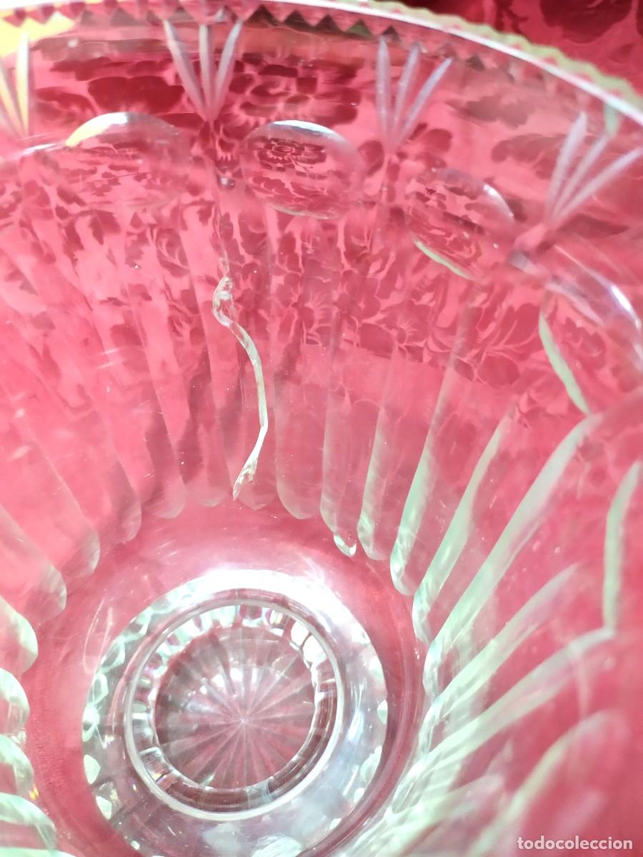Antig&uuml;edades: Jarr&oacute;n de Cristal Tallado a la Rueda - Foto 10