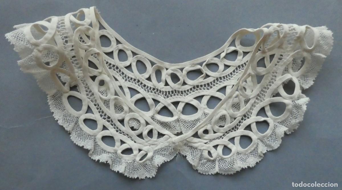 Antig&uuml;edades: ANTIGUO CUELLO DE ENCAJE S. XIX - Foto 4