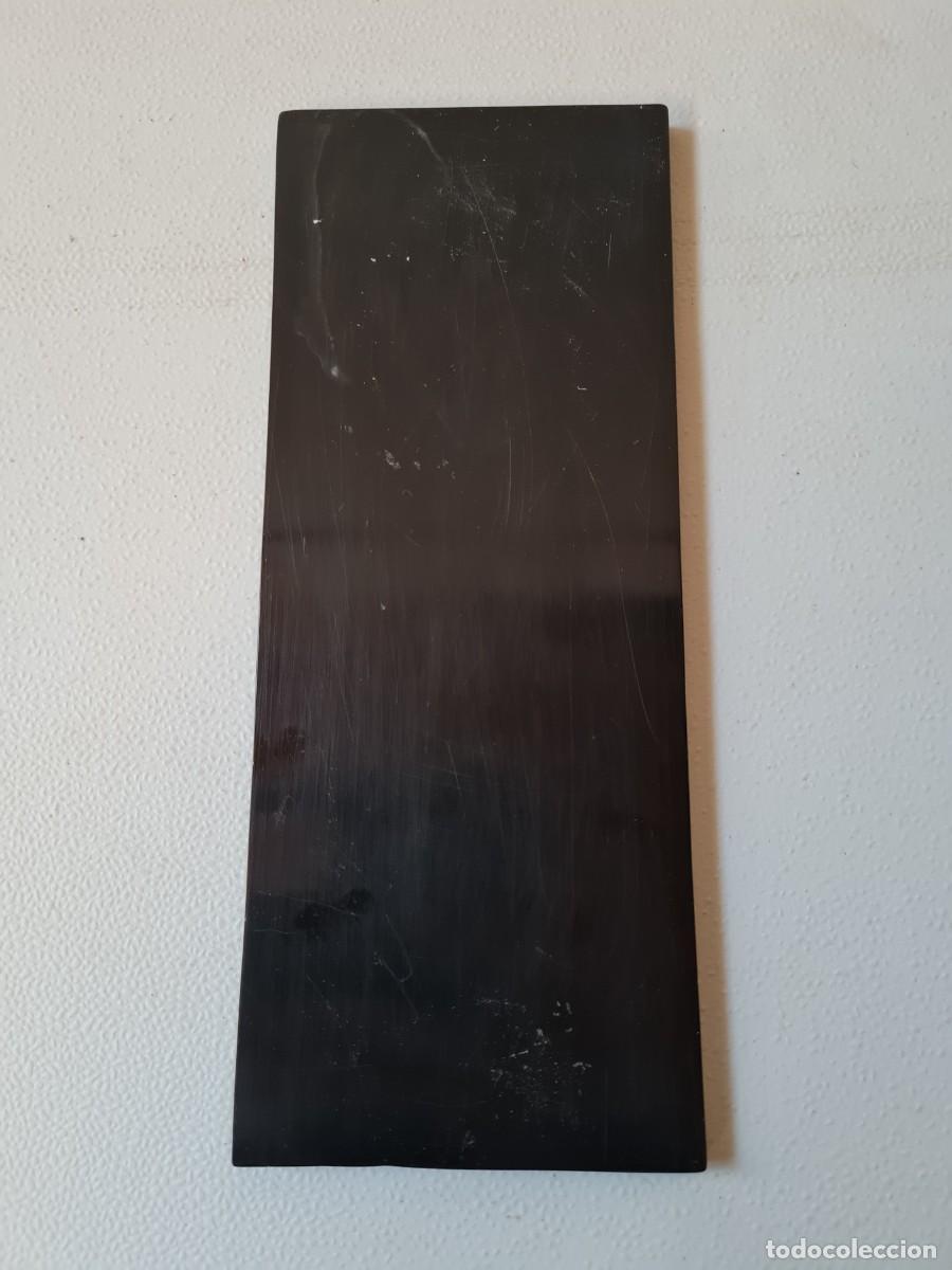 Antig&uuml;edades: AZABACHE PLACA INMACULADA 25 X 10 cms - Foto 4