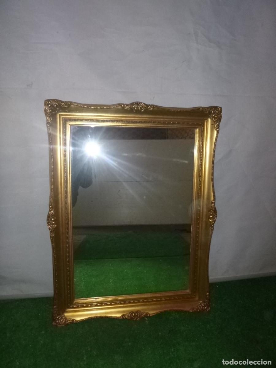Antig&uuml;edades: MARCO ESPEJO EN ORO FINO - Foto 1