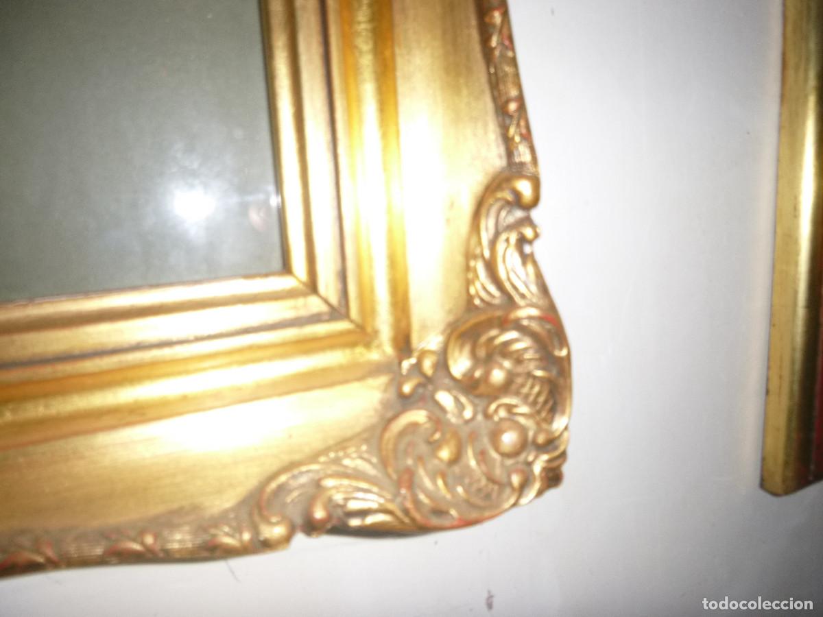 Antig&uuml;edades: MARCO ESPEJO EN ORO FINO - Foto 4