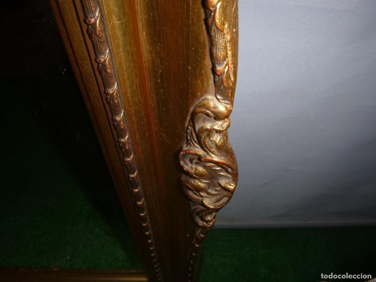 Antig&uuml;edades: MARCO ESPEJO EN ORO FINO - Foto 5