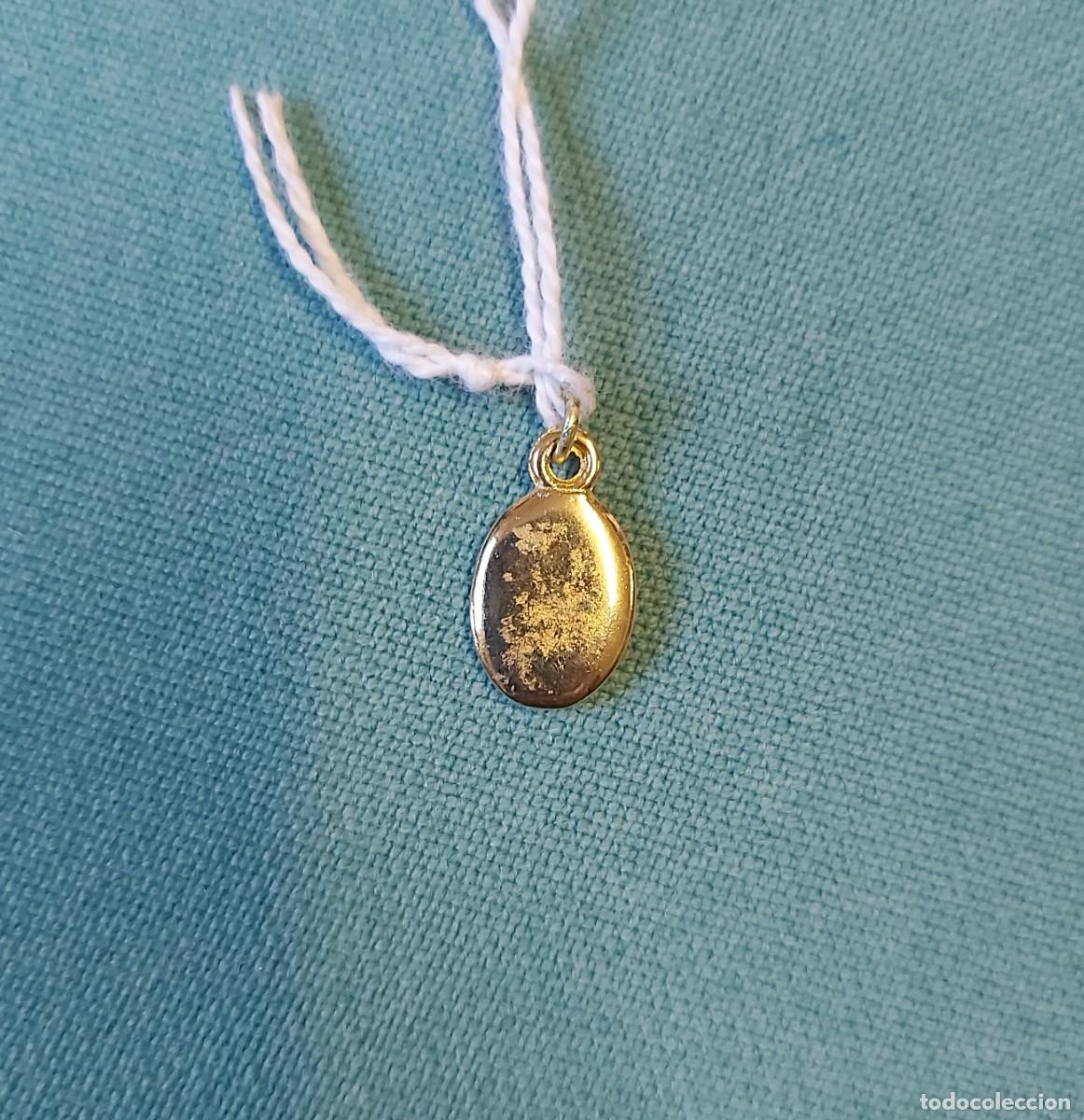 Antig&uuml;edades: Medallita esmaltada, 1,4 cm - Foto 2