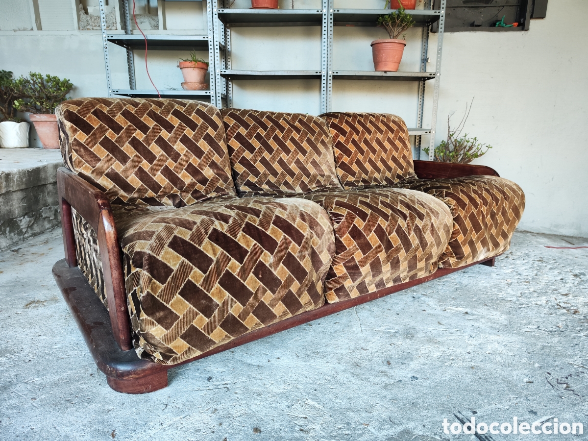 Antig&uuml;edades: Antiguo sof&aacute; y butaca - Foto 6