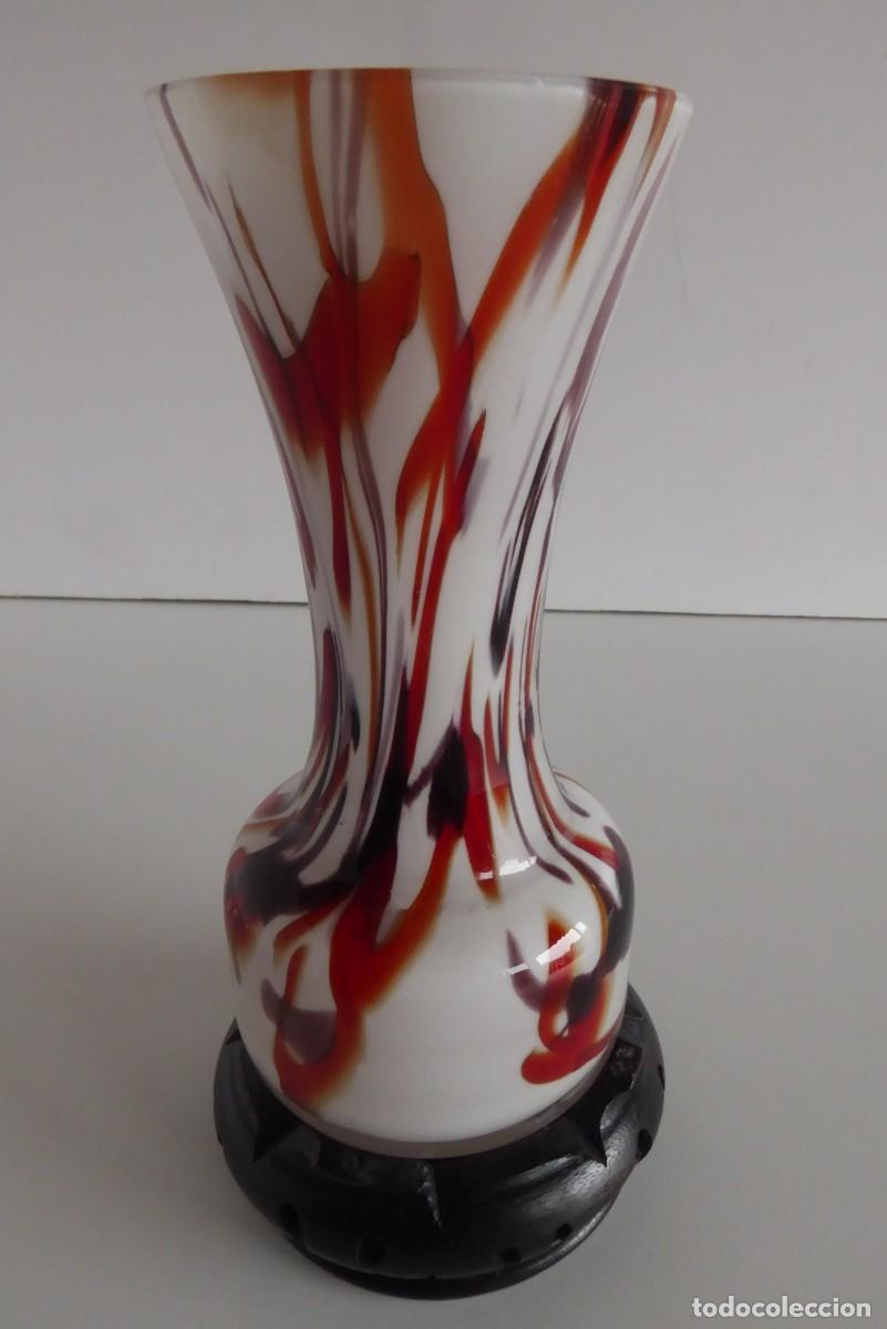 Antig&uuml;edades: JARR&Oacute;N DE MURANO CON BASE - Foto 1