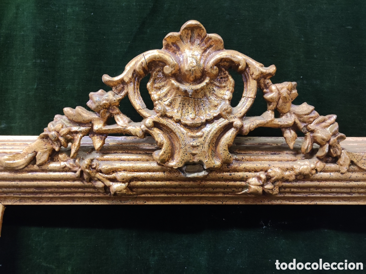 Antig&uuml;edades: Marco de espejo antiguo. - Foto 2