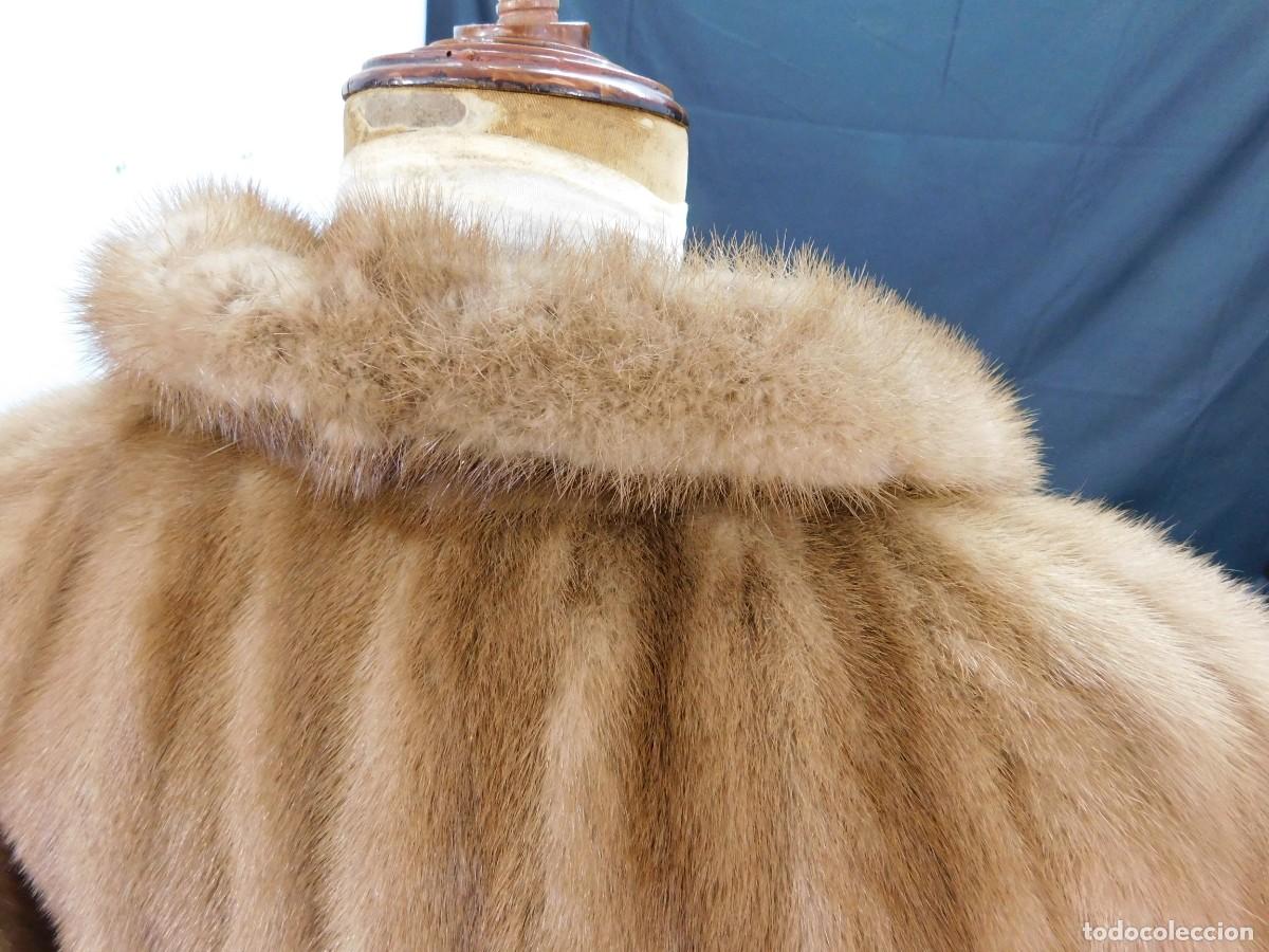 Antig&uuml;edades: ABRIGO DE VISON 3/4 BEIGE - Foto 11