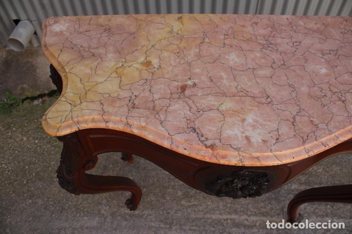 Antig&uuml;edades: mesa consola antigua - Foto 2