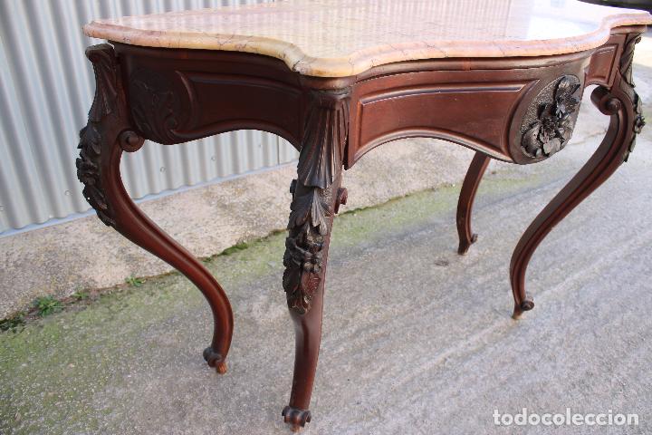 Antig&uuml;edades: mesa consola antigua - Foto 4