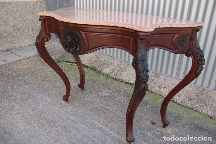 Antig&uuml;edades: mesa consola antigua - Foto 7