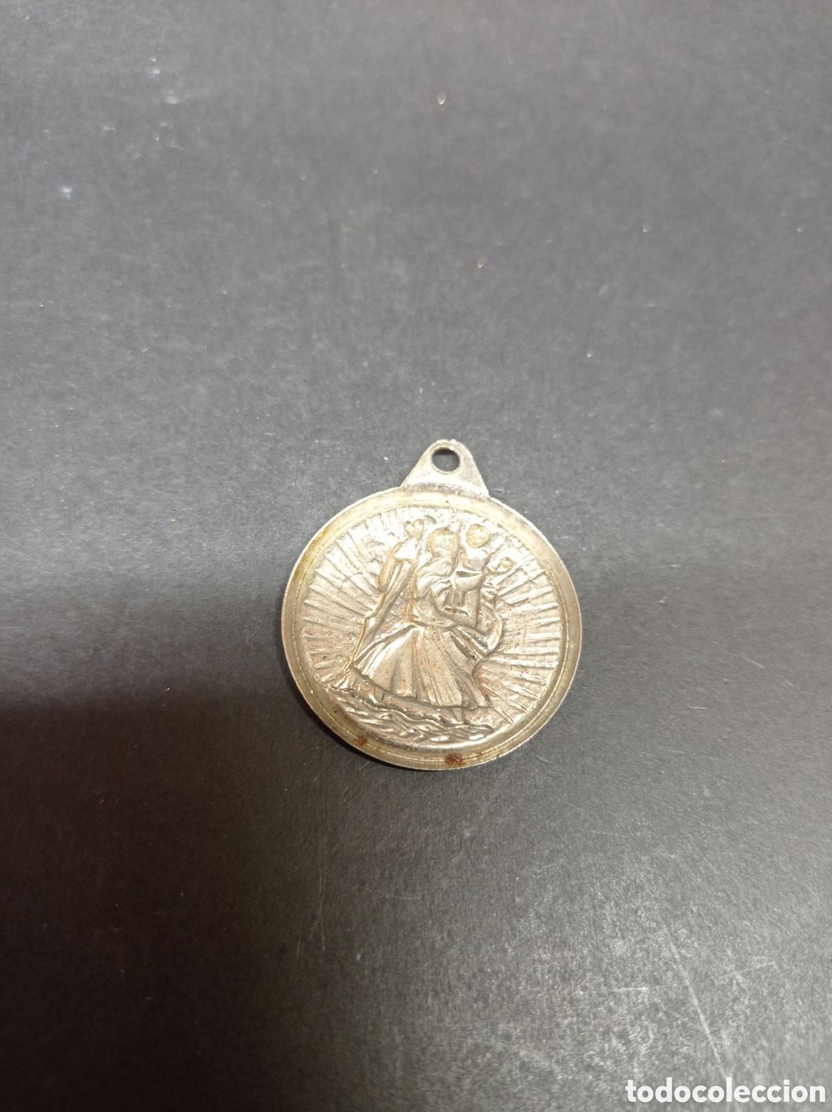Antig&uuml;edades: Medalla de San Crist&oacute;bal - Foto 2