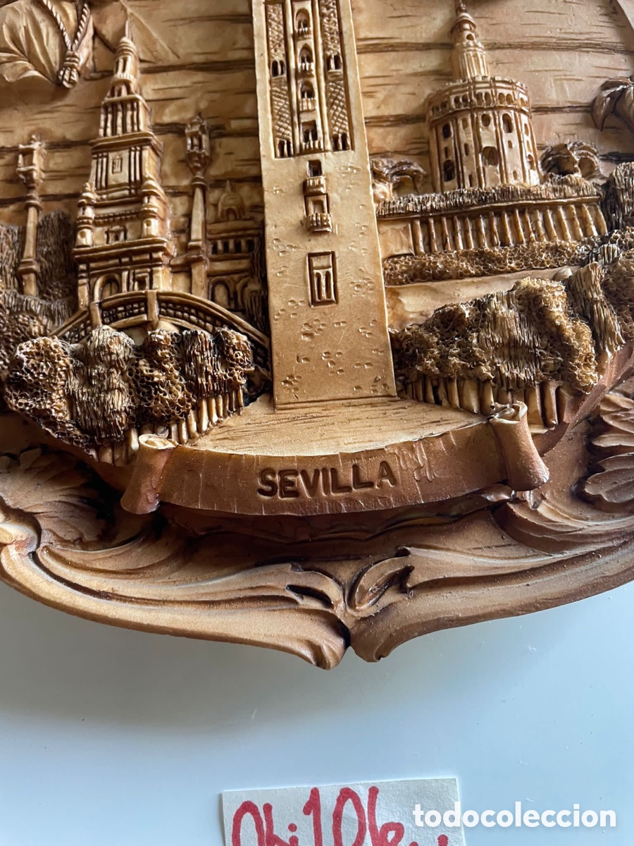 Antig&uuml;edades: Plato decorativo sevilla - Foto 2
