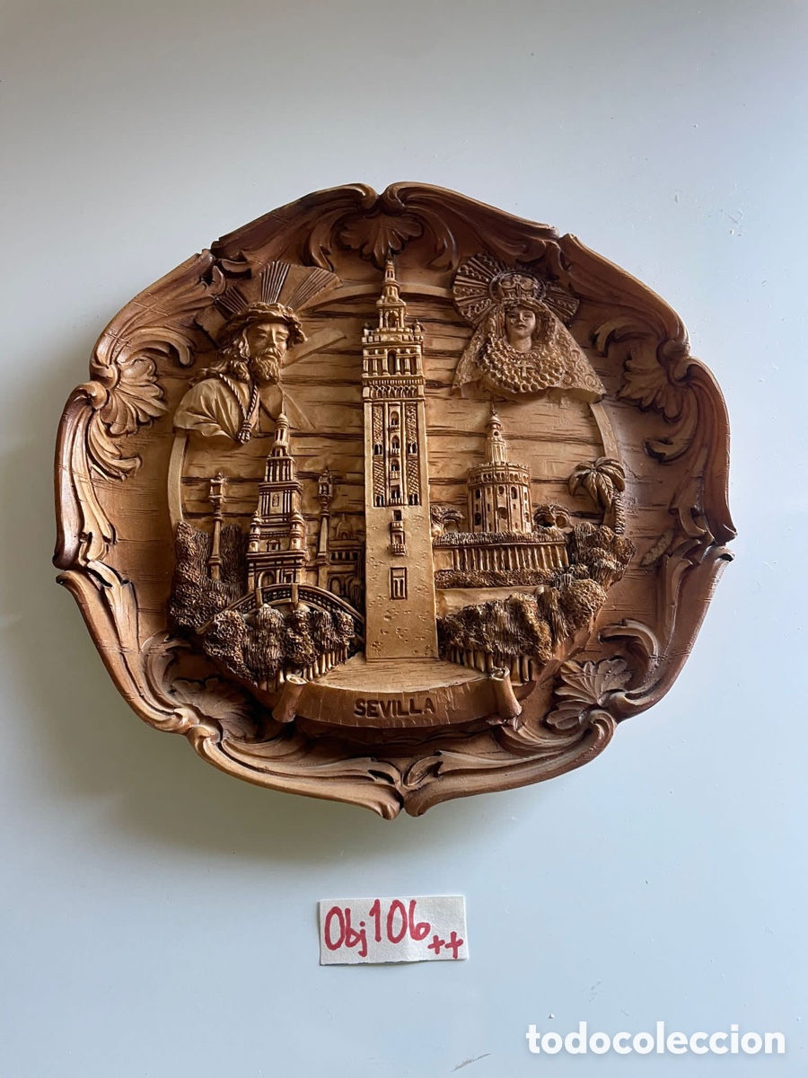 Antig&uuml;edades: Plato decorativo sevilla - Foto 1